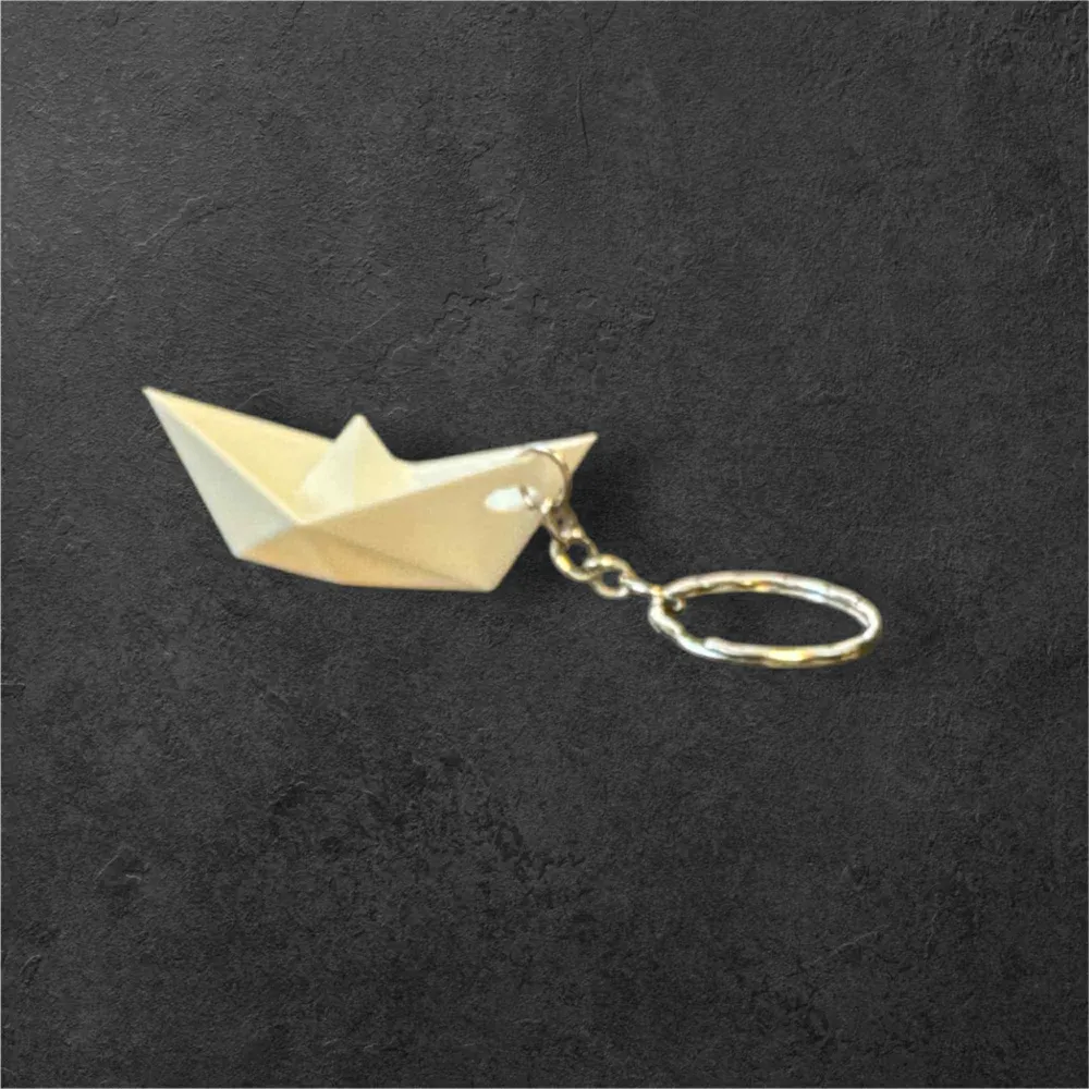 Paper Boat Keychain - Free 3D Print Model - MakerWorld