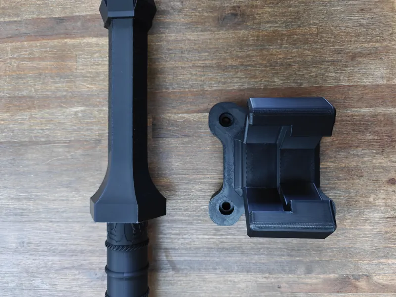 Vertical Wall mount for Sauron Mace