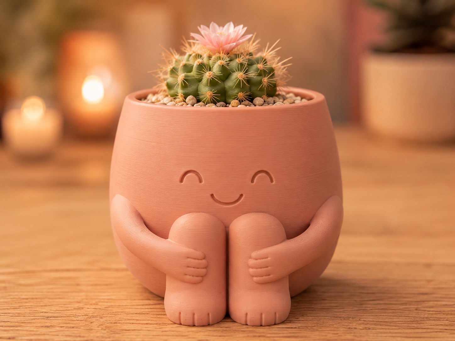 "Huggy" Planter - Cute Minimalist Decor