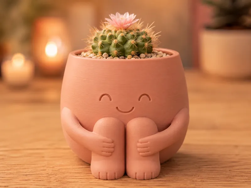 "Huggy" Planter - Cute Minimalist Decor