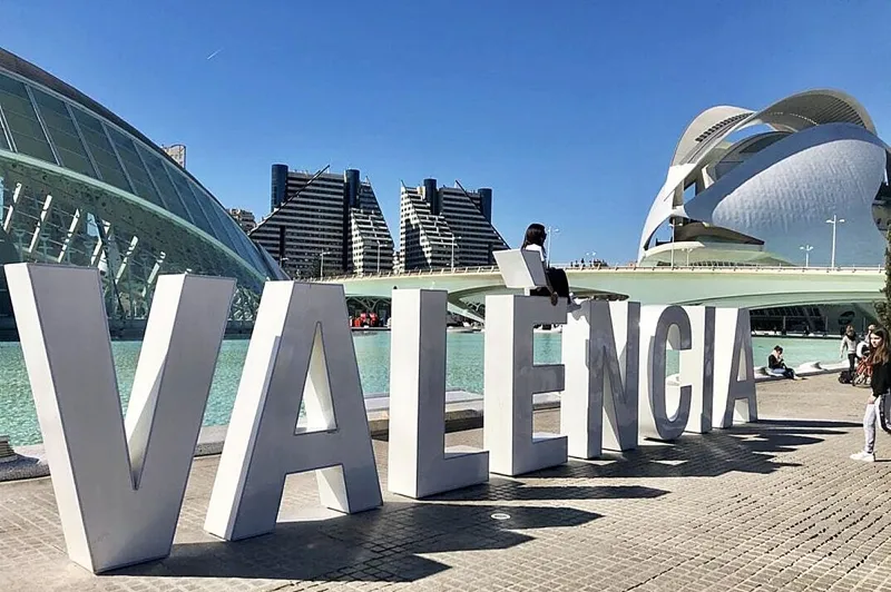 POSTAL VALENCIA ESPAÑA CIUDAD CITY