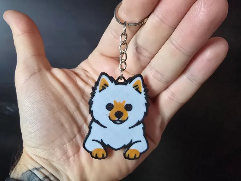 Sweet Dog Keychain