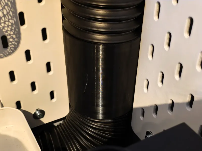 xTool 80mm flexible hose connector