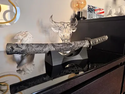 Katana display stand ā ornamental sword holder