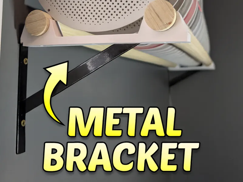 Metal Filament Shelf | Main Bracket