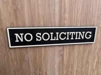 6" sign