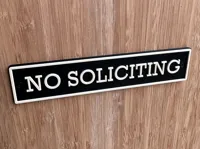 8" sign