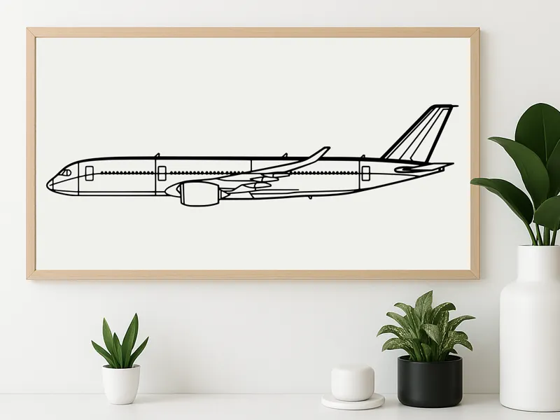 A350-900 (Silhouette)