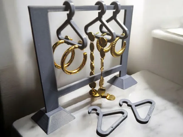 colgador de pendientes retro