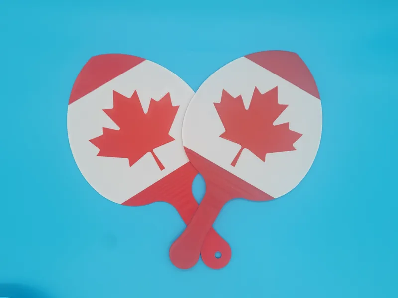 Canada Flag Hand Fan