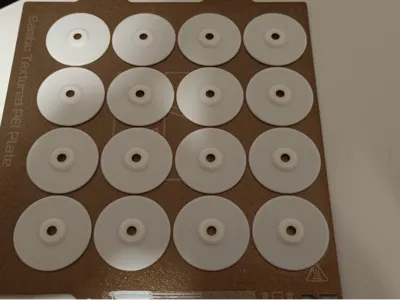 Polystyrene target