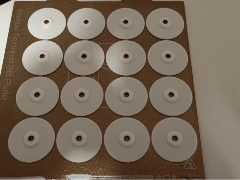 Polystyrene target