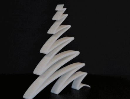 modern christmas tree