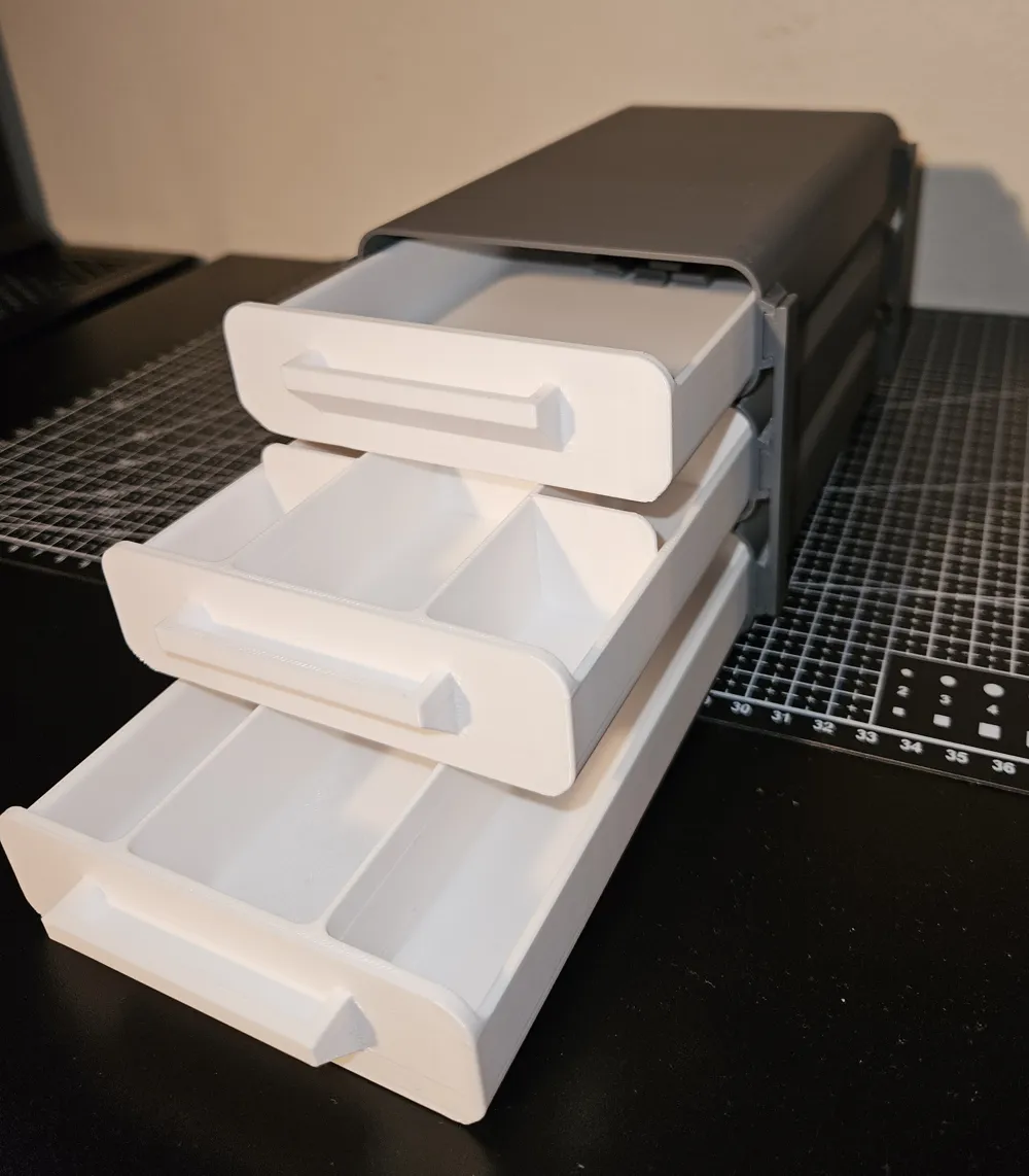 Modular Stackable Drawer Storage System - Free 3D Print Model - MakerWorld