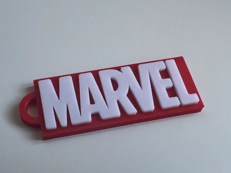 Marvel Logo Keychain