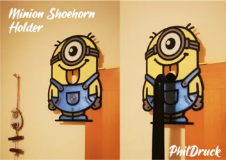 Minion shoehorn holder