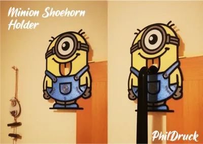 Minion shoehorn holder