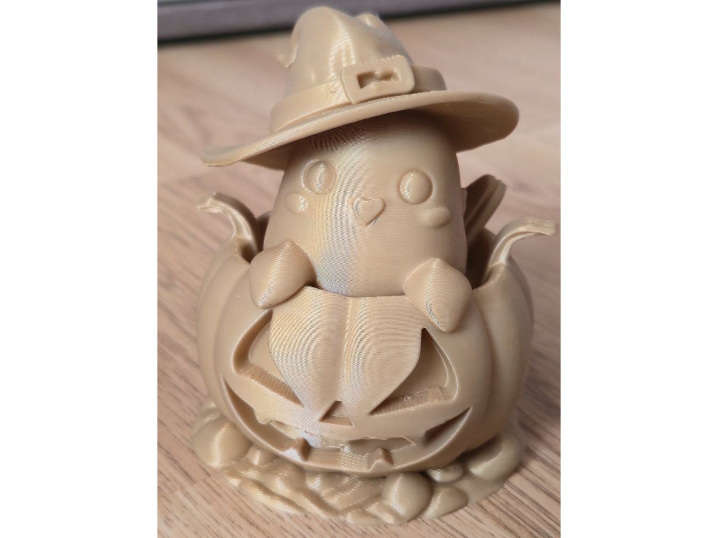 Ghost in Pumpkin Figurine – Halloween Decor