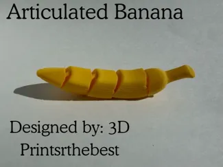 Articulated Banana - Quick Print - Modern