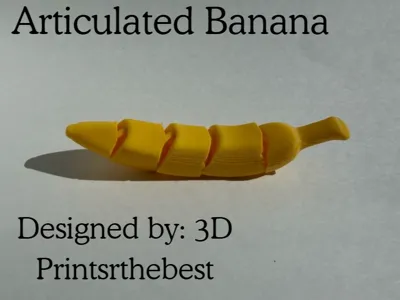 Articulated Banana - Quick Print - Modern