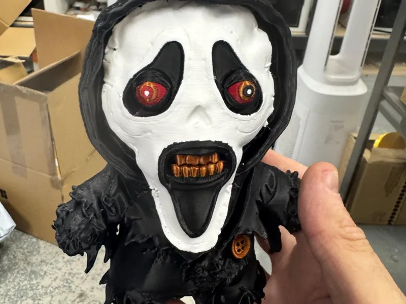 ghostface fuggler statue multi colour