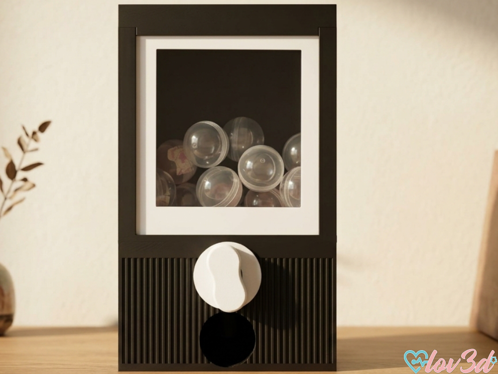 Interactive Capsule Vending Machine & Photo Frame - 1