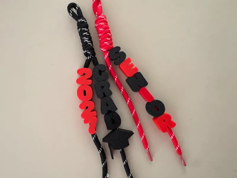2027 Senior Grad Paracord Beads