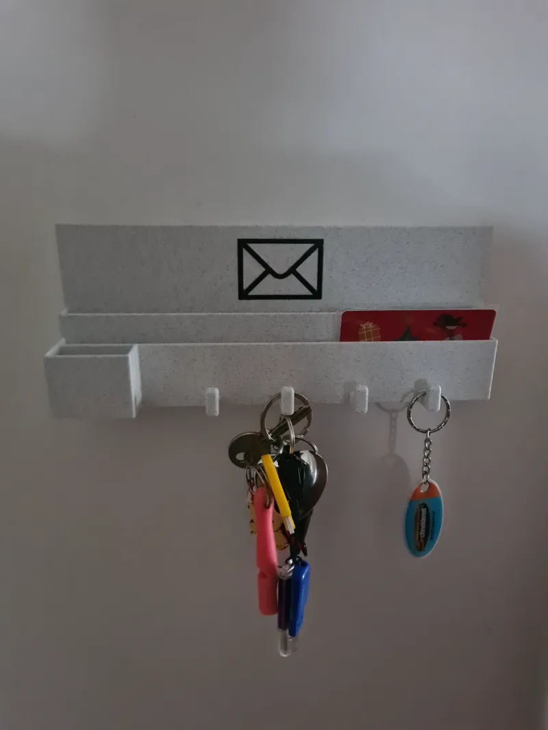 Wall mount for mail