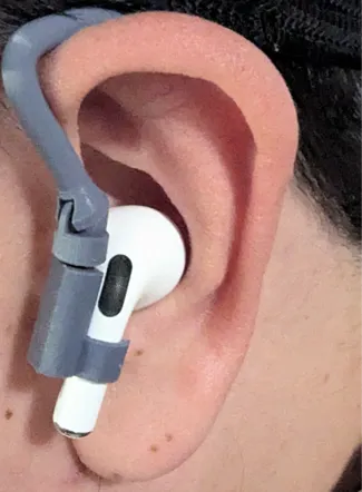 Articulating Earbud Hook Print In Place
