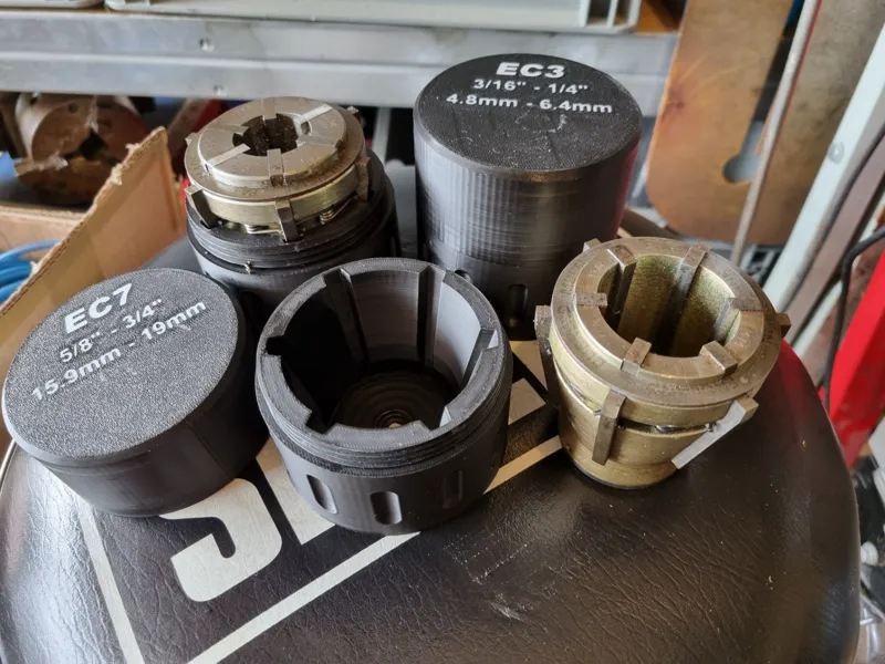 EC collet container