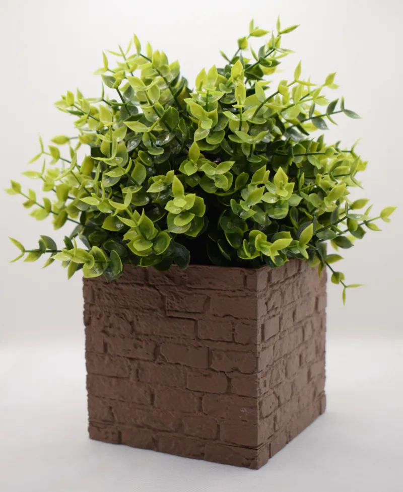 OLD BRICK Plante with hidden drip tray