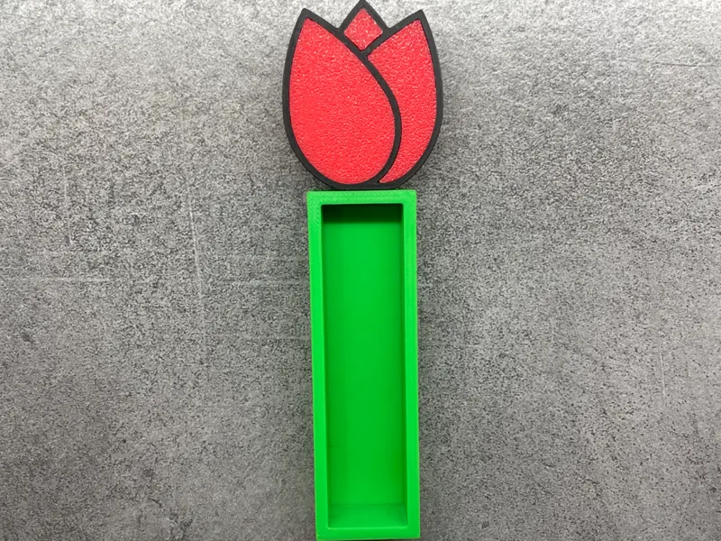 Chocolate holder flower
