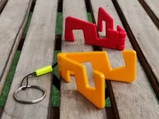 Foldable Mobile Stand Keychain