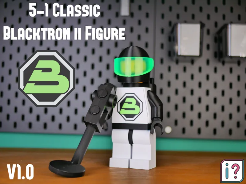 5-1 Classic Blacktron ii Figure