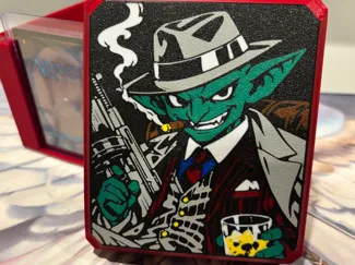 MTG Command Station Custom Art Box Krenko Mob Boss