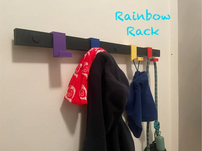 Rainbow rack