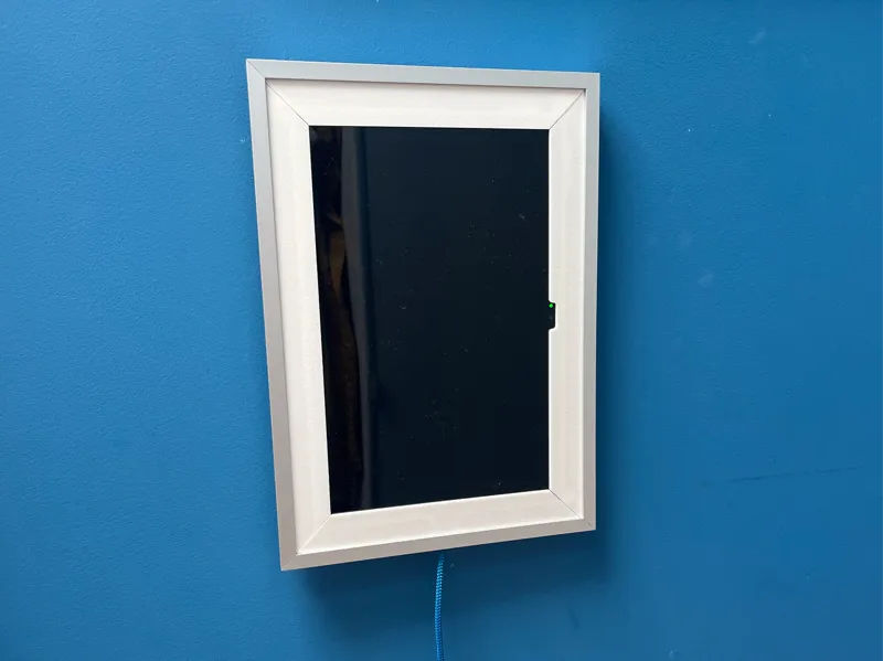 Wall Mount for 11" Tablet  & IKEA LOMVIKEN Frame