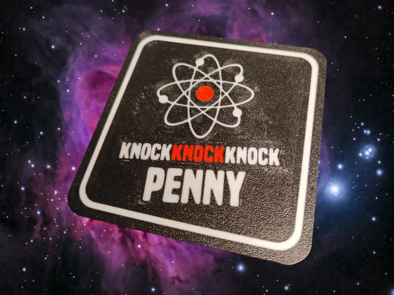 Bigbang Theory "Knock Knock Knock Penny!" Coaster