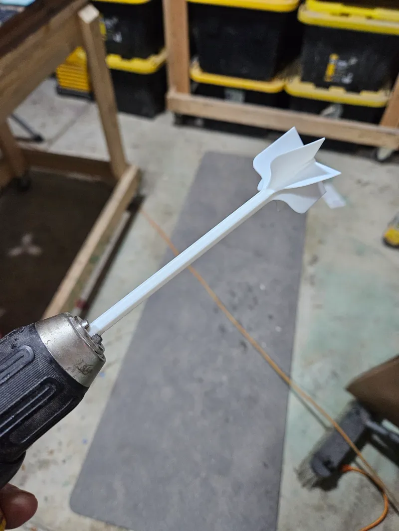 Epoxy Resin/Silicone Paddle for Drill