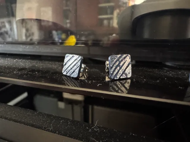 Square Earring Design