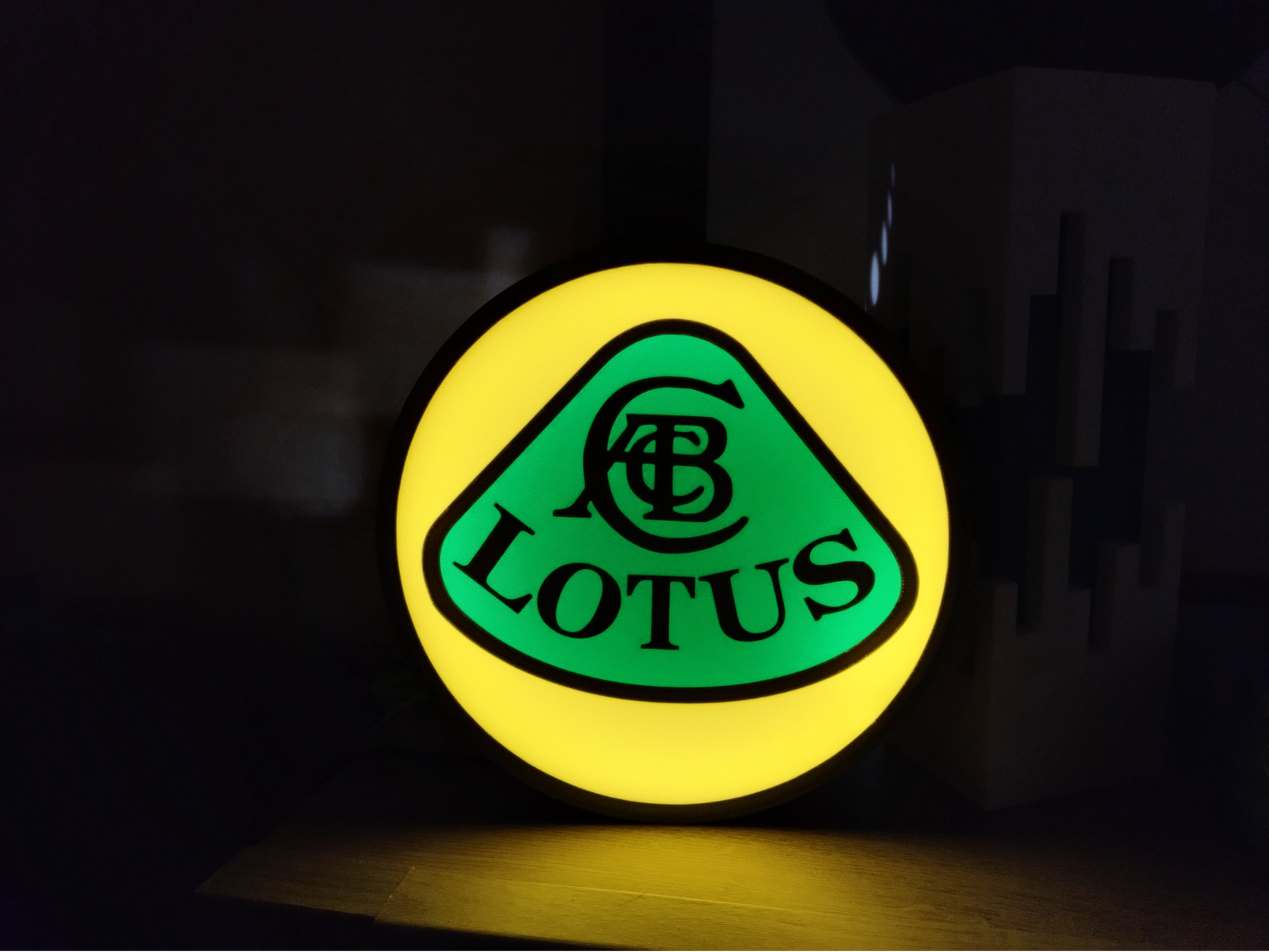 lotus car lightbox