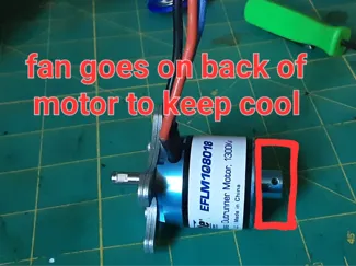 Small motor fan (4 blade)