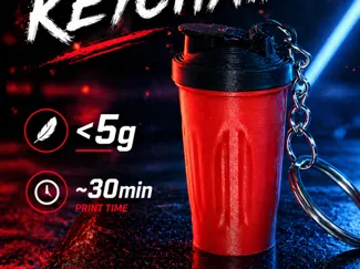 Shaker keychain