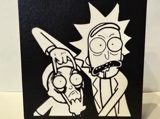 Rick and morty Light Box