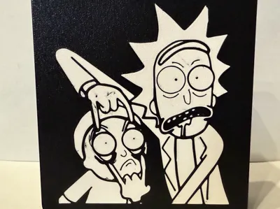 Rick and morty Light Box