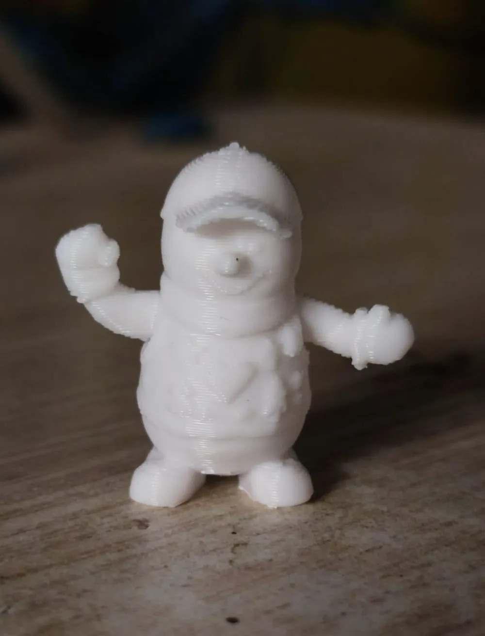 First Snow Man Model snowman - Free 3D Print Model - MakerWorld