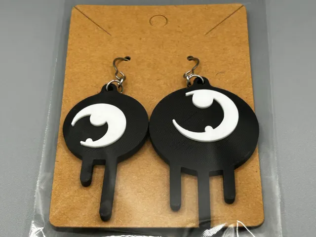 Drippy Eye Earrings