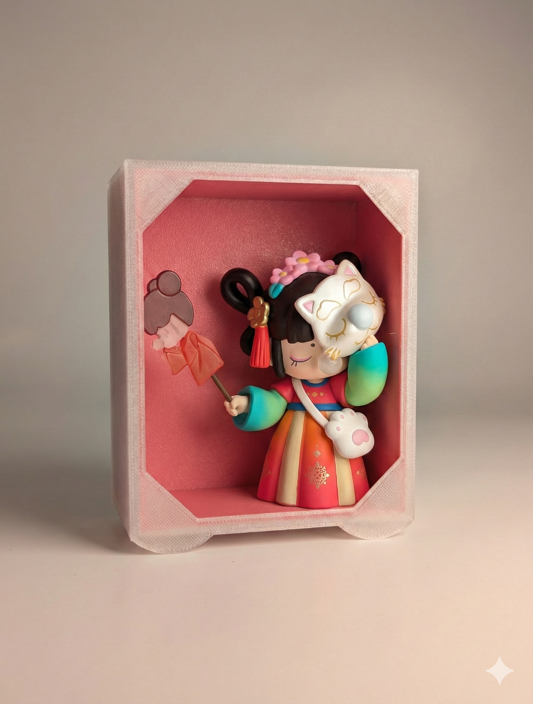 Miniatura 1 do modelo 3D Paper Theater shadow box version 2.0