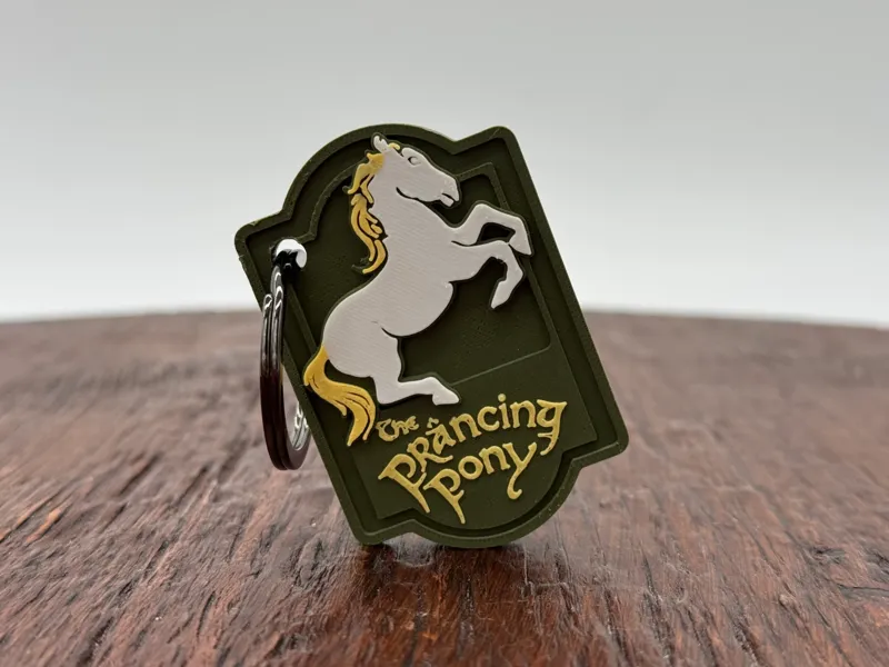 The Prancing Pony Inn Keychain - L.O.T.R. + Hobbit