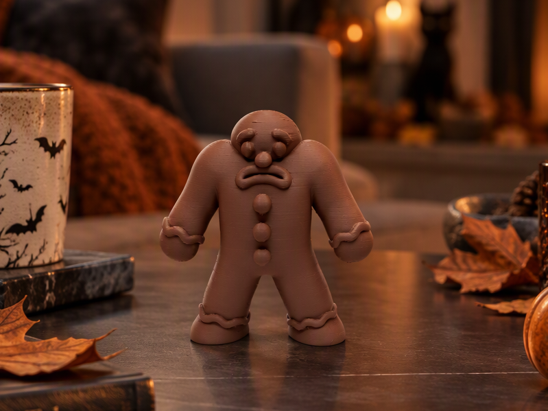 Trauernder Lebkuchen "Schlappi" Halloweenfigur 3D model